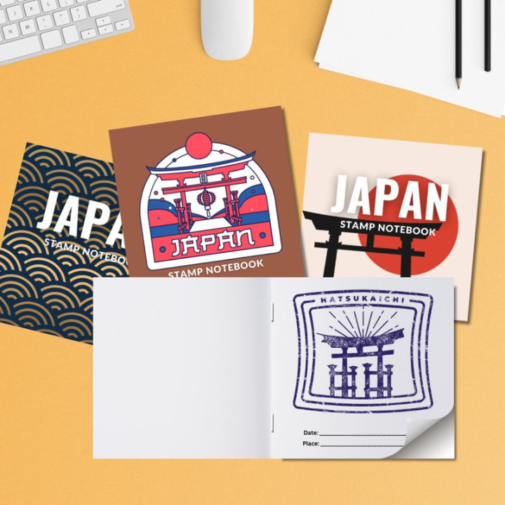 Japan Stamp Notebook Personalized Japan Stamp Notebook Lazada PH