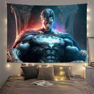 ผ้าพื้นหลังผ้าทอ ins ผ้าคลุมผนังตกแต่งหอพัก Ukiyo-e ผ้าคลุมพื้นหลังห้อง