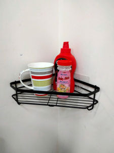 (250B)Kệ góc đựng đồ phòng tắm nhà bếpchất liệu sắt sơn tĩnh điện bền đẹp không han gỉ