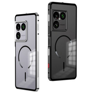 Case For Sony Xperia 1 VIII Case For  Aluminium Alloy Metal Frame Matte Transparent Acrylic Cover