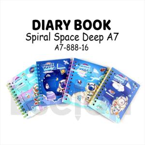 Note Book Spiral A7 Karakter / Diary Spiral A7- 70 Lembar