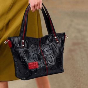 AIDRANI Shopping Handbag Luxury Handbags Women Bags Designer Fashion Genuine Leather tote bags for Women winter Cowhide Tote Bag Q1452
