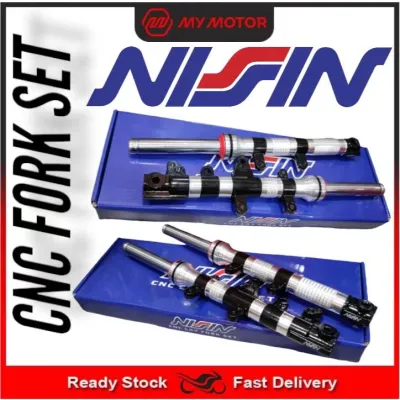 NISSIN CNC LAY FRONT FORK SET Y15ZR Y15 LC135 4S 5S SRL115 WAVE100 WAVE125 W100 W125 EX5DREAM EX5D RSX W110 NVX Y125ZR