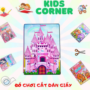 Ngôi nhà búp bê giấy Toca Boca & Kuromi đồ chơi sáng tạo cho bé