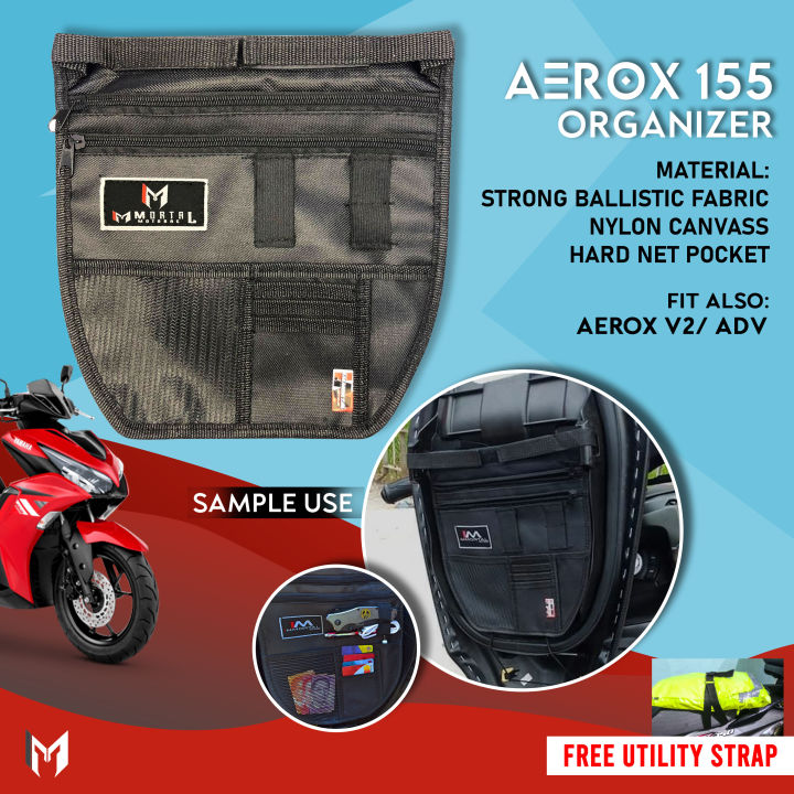 Aerox 9 Pockets Under Seat Organizer Motorcycle v2 Lazada PH
