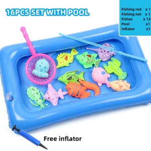 Kids Fishing Toy Set Magnetic Fishing Toy Parent-child Interactive Games Indoor Outdoor Children Puzzle Toys