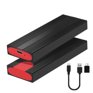 Hợp kim nhôm M.2 NVMe satas ssds bao vây hai giao thức usb3.2 Gen2 10gbps PCIe M chìa khóa cho 2230 2242 2260 2280