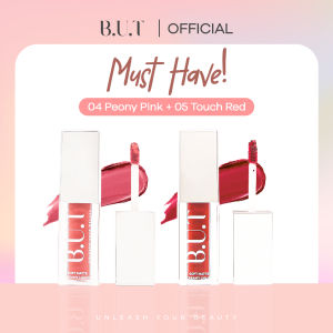 B.U.T Ombre Lips Soft Matte Creamy Liqud Lipcream Ceramide 2pcs | Best Ombre Lip Cream |  Best Combo Lipstik Long Lasting |  Lip Cream Lembut Ringan Semi-Matte Finish | Transferproof | BPOM | 24H Uncrackable  High Pigment