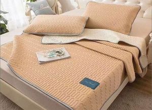 [LOẠI DÀY] 💞Chiếu điều hòa Latex mủ cao su non Nguyệt Ánh bedding💞 - mẫu 1 màu trơn mát lạnh chuẩn hàng loại 1 [Hồng phấn ghi...]