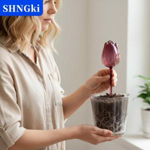 [COD] 🔥🔥🔥SHNGki Phong Cách Nhà Máy Tưới Nước Giải Pháp Tulip Nhà Máy Tưới Nước Quả Bóng Tự Tưới Nước Bóng Đèn Cho Trong Nhà Ngoài Trời Cây Tự Động Gai