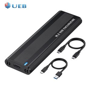 External Hard Drive Case 10Gbps Solid-State Drive Enclosure Tool Free for 2230/2242/2260/2280 M.2 SSD