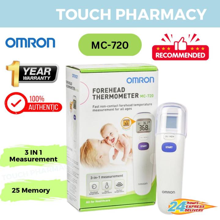 Omron Non-Contact Forehead Thermometer MC-720 MC720 [1 Year Local Warranty 欧姆龙温度计 Termometer Dahi I.486457683 - Foto 10