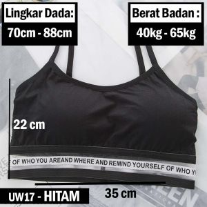 Fyngalery ♛ UWR17 Sports Bra Wanita Pakaian Dalam Wanita Import Bra Yoga Bra Fitness