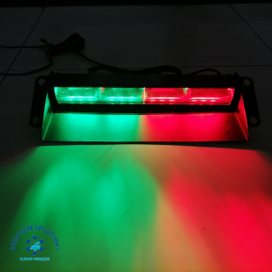 12V Red-Green Dashboard Blinker Emergency Light (14 inches)