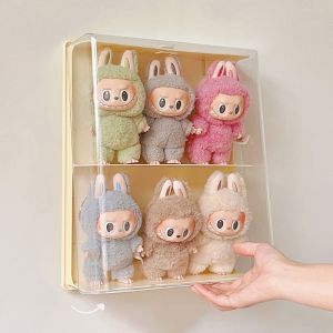 XUECHUANGYING Adhesive  Display Box Wall Mounted Transparent  Storage Case Figures Storage Dustproof  Doll Display Stand Doll Storage Rack