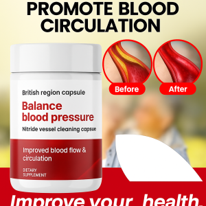Blood vessel cleansing and blood pressure balancing capsules Balance Blood Vessel Health Capsules