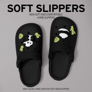 [Free Shipping] New WomenS Summer Indoor/Outdoor Non-Slip Clogs Suitable For Home Wear Beach Wear And As A CoupleS Style With Thick Soles