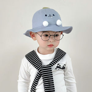 Cute Baby Fisherman Hats 3D Ear Korean Sun Protection Childrens Basin Hat Cartoon Thin Infant Sun Caps For Kids 1-4 Years