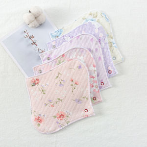 [BettyBear] ผ้าอนามัยแบบซักได้และนำกลับมาใช้ใหม่ได้5ชิ้นผ้าอนามัยสำหรับเด็กหญิงผ้าอนามัยผ้าฝ้ายบริสุทธิ์ระบายอากาศแผ่นรองซับน้ำป้องกันอาการแพ้