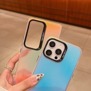 Soft Case Hybird Imd Silver Plate Hologram Plain Aurora Warna Warni Kompatibel Untuk Redmi Note 14 4G Redmi Note 14 5G Redmi Note 14 Pro 4G Redmi Note 14 Pro 5G Redmi Note 14 Pro Plus 5G Poco X7 5G Poco X7 Pro 5G Oppo Reno 8T 4G Reno 8T 5G