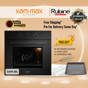 (PM FOR SHIP TODAY) XAMMAX Rubine - CAVO 60BL Electric Oven / Optional : LAVA 70SS / OREO 28BL / Rubine Oven / Microwave Oven / Oven