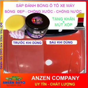 [TẶNG KHĂN VÀ MÚT XỐP] Sáp Phủ Bóng Xe Ô Tô - Giúp Chống Nước Bẩn Hạn Chế Bụi Bẩn Làm Mới Sơn Xe Hơi Hiệu Ứng Đẹp - Dsq 300g - ANZEN AUTO