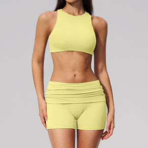 2026 Hot Sale [ Shipped from China ] New yoga outfit tight-fitting beautiful back fitness sports quick-dry yoga suit womens two-piece set 5529B3