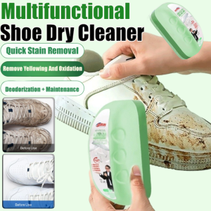 White Shoe Cleaner With Brush Decontamination Yellowing Oxidation-Free Water-Free White Shoe Cleaning Agent Shoe Washing Artifact