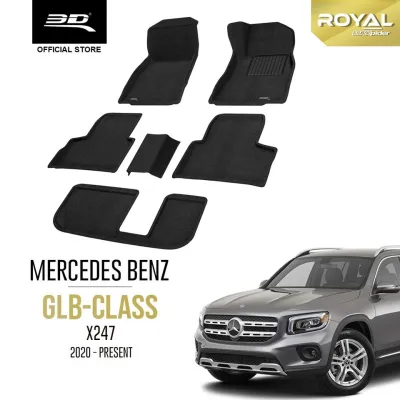 3D ROYAL Car Mat Mercedes Benz GLB X247 (2020 - PRESENT)