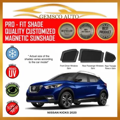 Nissan Kicks 2020 -2025 ( 6 / 7pcs) Car Magnetic Sunshade / Boot Tray / Rear Sunshade