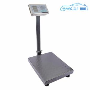 Foldable Heavy Duty Floor Scale with LCD Display Industrial Platform for Warehouse and Industrial Measurement