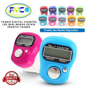 Tasbih Digital Mini LED Alat Hitung Tasbeh Digital Led Tally Tasbeh Counter Elektronik Perlengkapan Zikir Praktis Murah