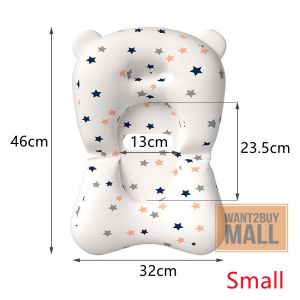 Portable Baby Shower Cushion Baby Bath Support Infant Bath Tub Pad Anti-Slip Bathtub Mat Newborn Safety Pillow Bath Seat