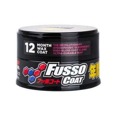 Soft 99 Fusso Coat 12 Months Wax Dark Hard Wax (EU Version) - 200 g