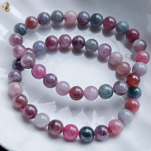 Premium Grade Natural Duo Bao Old Mine Colorful Spinel Bracelet