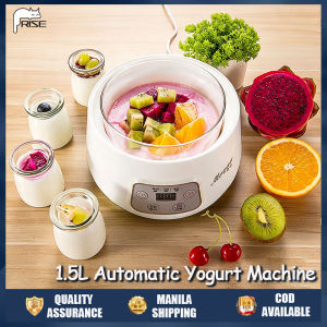 RISE 1.5L Automatic Yogurt Machine 3 In 1 Yogurt Maker Constant Temperature Fermentation Rice Wine Machine Natto Machine Glass Liner
