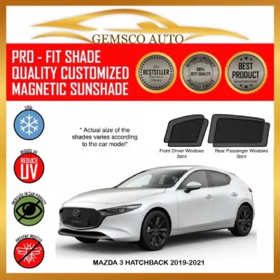 Mazda 3 Hatchback 4th Gen 2019 - 2022 ( 4 / 5pcs ) Car Magnetic Sunshade