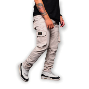 ZWK LABEL - Celana Cargo Pants Panjang Pria Slim Fit Kargo Jumbo Big Size