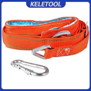 Tree climbing tool set tree nail climbing nail set anti slip steel claw climbing tool with adjustable seat belt strap