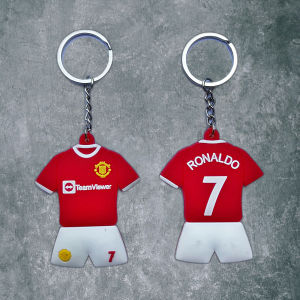 Gankun Keychain Jersey Pemain Klub Sepak Bola Ronaldo Bahan Karet Pvc