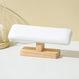 K0K4DQ Wooden Bracelet Display Stand Single Layer Velvet Jewelry Organizer Bar Exquisite Vertical Jewelry Chain Holder Bangle Scrunchie