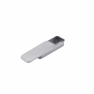 ANANAA Multi Size Sliding Lid Tin Box Metal Rectangular Small Size Push-Pull Tin Box Hinged Containers Slide Top Mini Iron Box Candy Storage