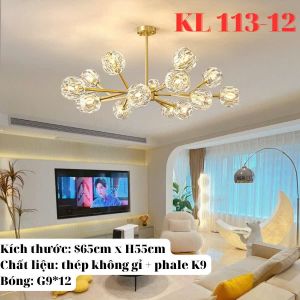 (Hàng cao cấp) Đèn thả trần phale cho phòng khách biệt thựnhà hàngkhách sạn spa phong cách hiện đại sang trọng tặng kèm bóng Led tiết kiệm điện