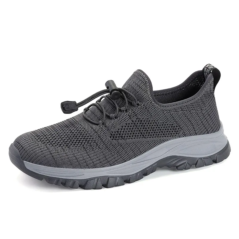 Mens Running Shoes Slip-on Walking Sneakers Lightweight Breathable Casual  Soft Sole Trainers Walking Shoes