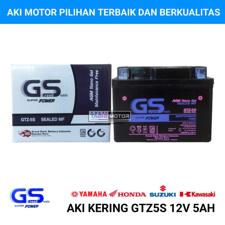 Aki Kering Motor Kawasaki New Ninja RR 150 Baru GTZ5S GS J Accu Kering