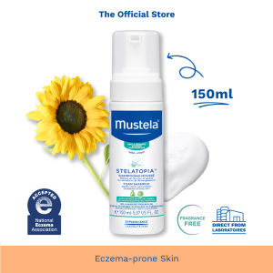 Mustela Stelatopia Foam Shampoo 150ml [Eczema Skin][Bath](exp: 2028 & beyond) updated 15/08/25