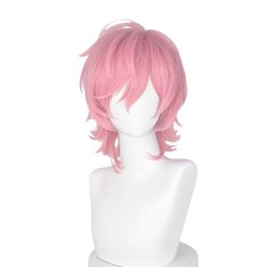 Silk Joy   Without principles  Bitch Company   Bichibou   Yuri Ayado  cos Wig   Short permed hair
