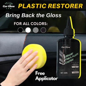 CGL Plastic Restorer Wax Coat For Matte & Glossy Free Sponge Buy 1 Take 1 Car & Motorcycle