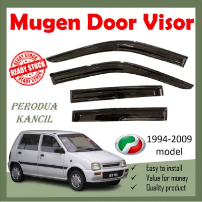 Perodua Kancil 1994 - 2009 Model Mugen Door Visor Air Pressure (1 set 4 pcs)