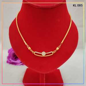 Nice Jewelry Kalung dewasa koye love kombinasi permata lapis emas gold KL 085